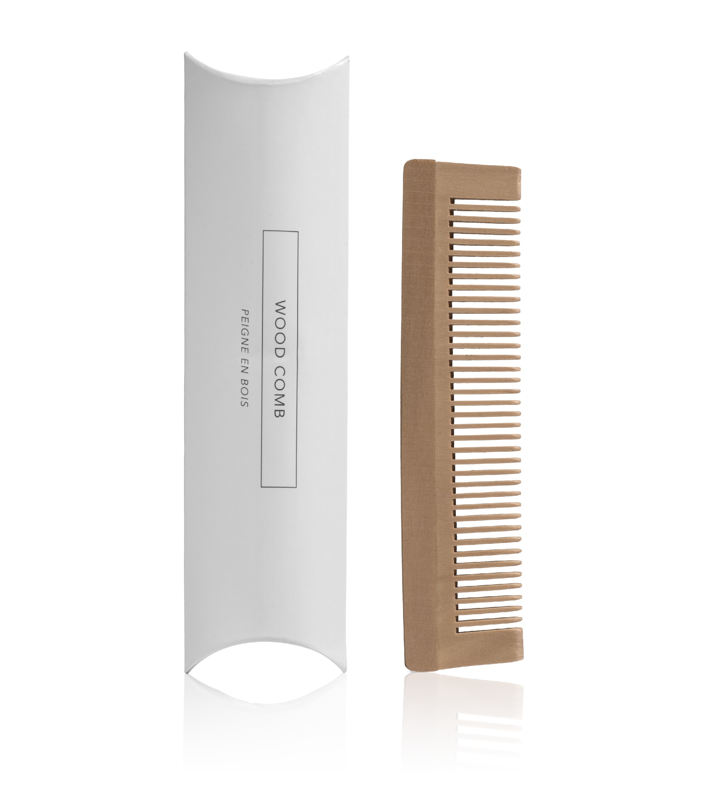 Brown Wood Comb - Box