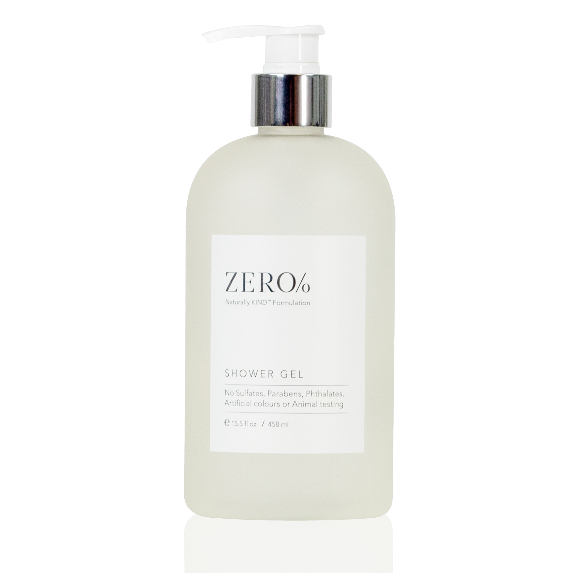 Zero Percent Shower Gel 15.5oz Retail size