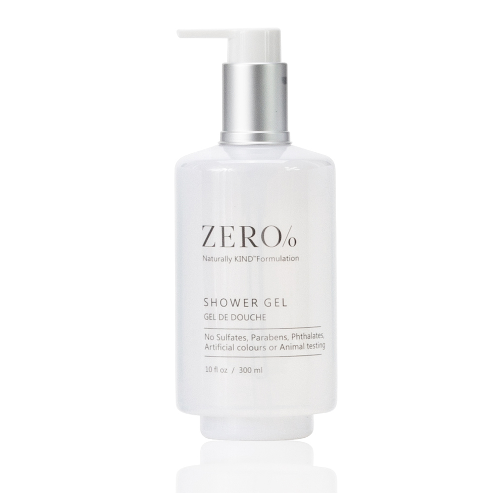 Zero Percent Shower Gel Empty Dispenser Bottle