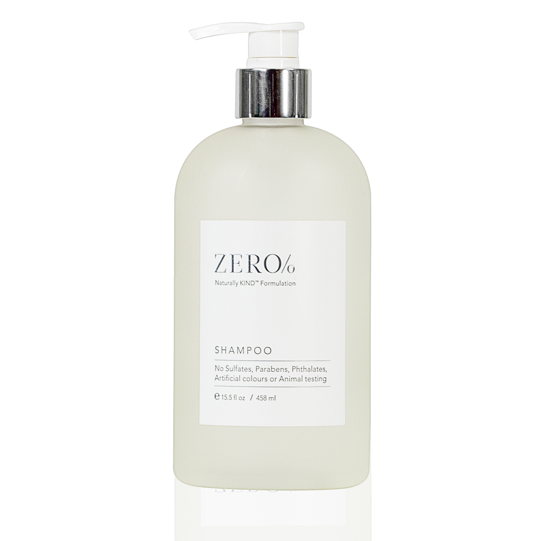 Zero Percent Shampoo Retail size