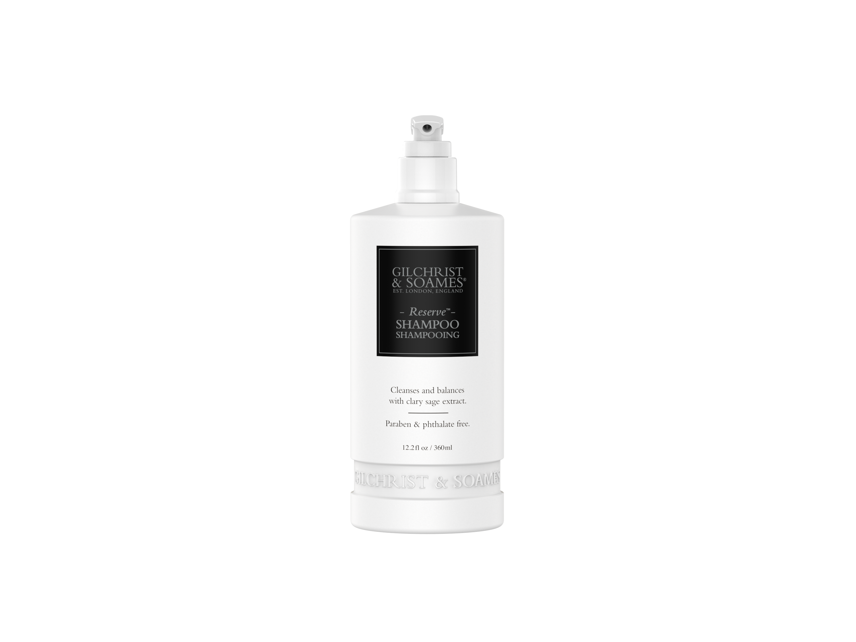 12oz/360ml Reserve Shampoo Mini Bracket Dispenser Bottle