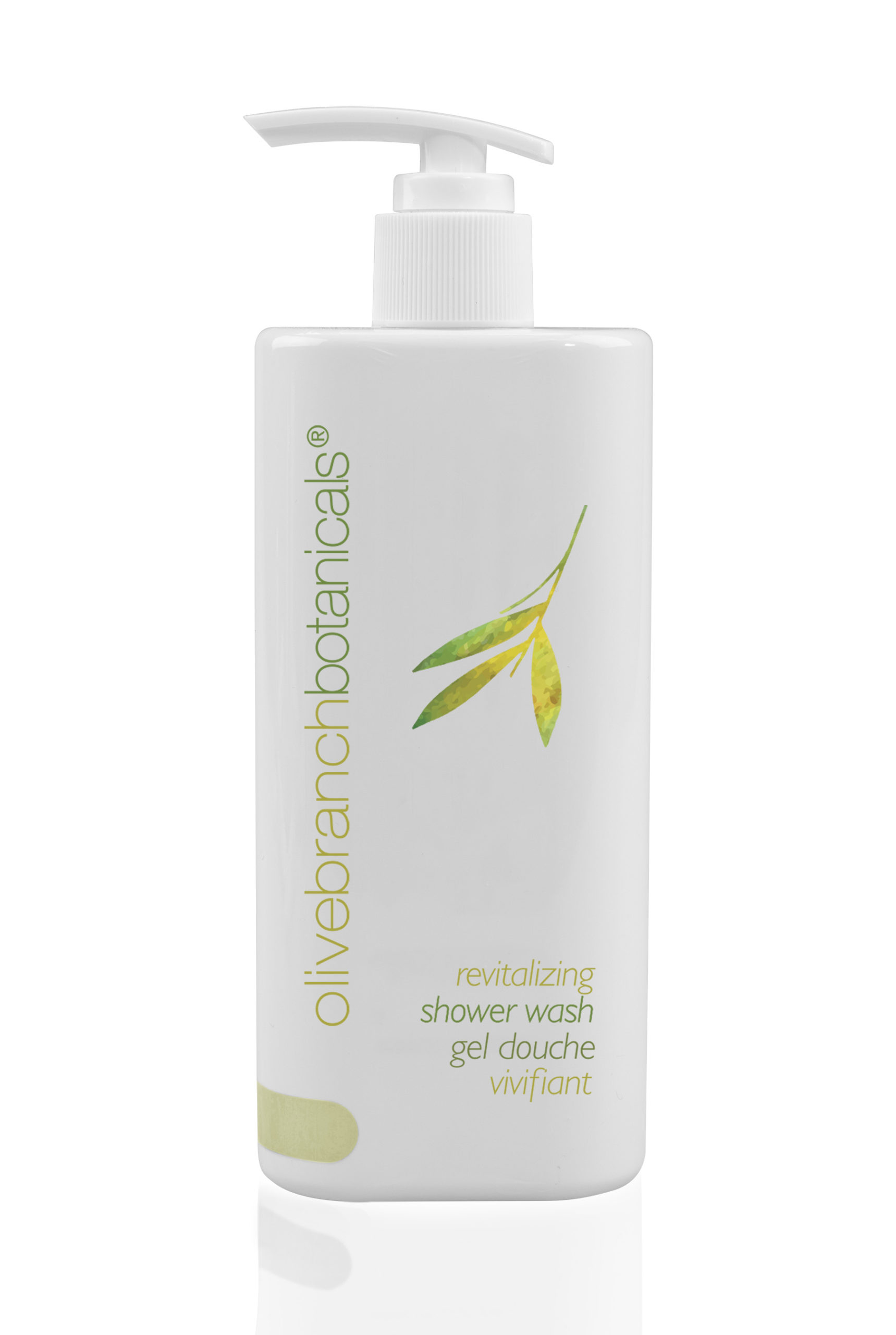 9.6oz/285ml Olive Branch Shower Gel Ultralux Dispenser Bottle