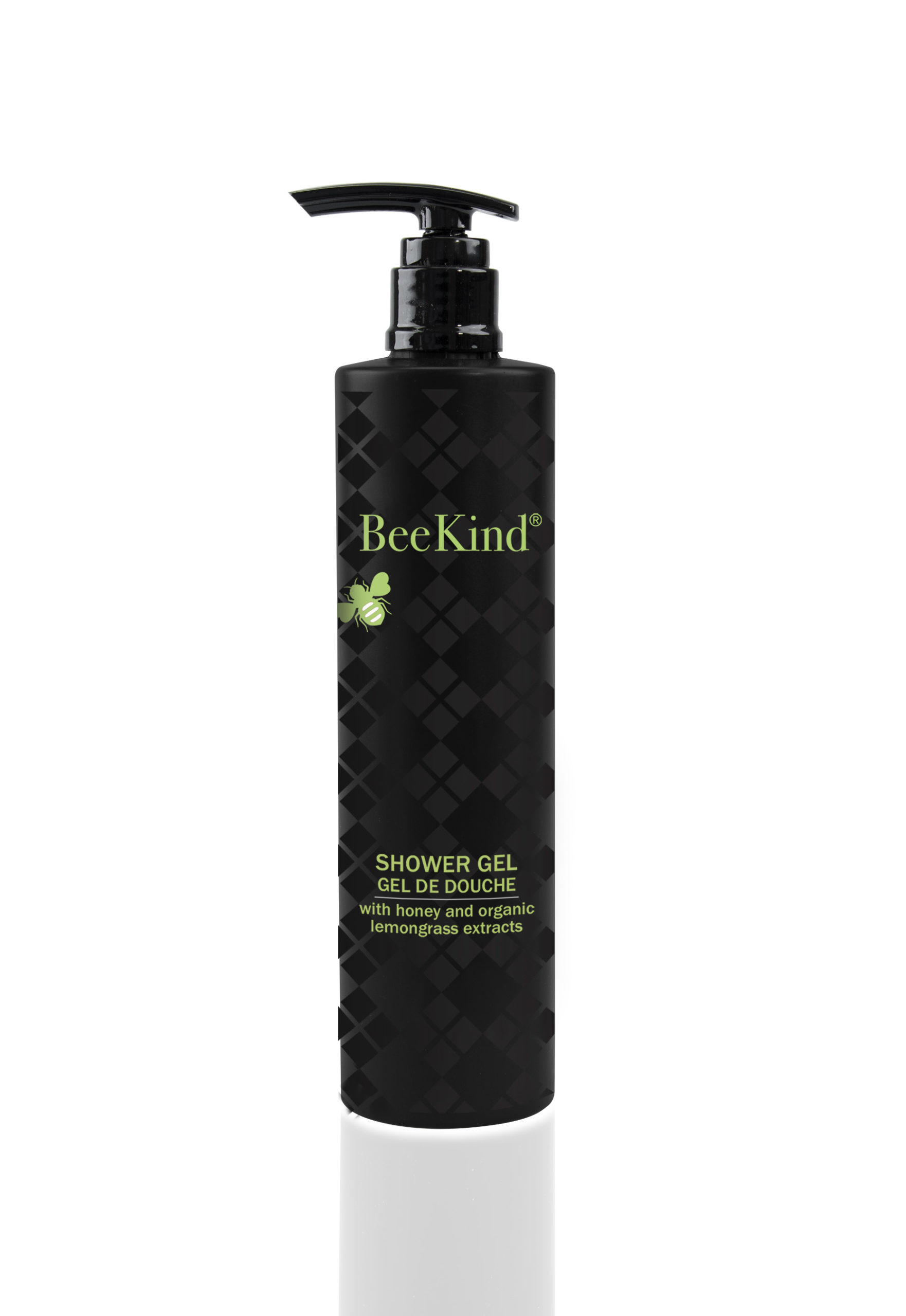 12oz/360ml BeeKind Shower Gel Mini Bracket Dispenser Bottle